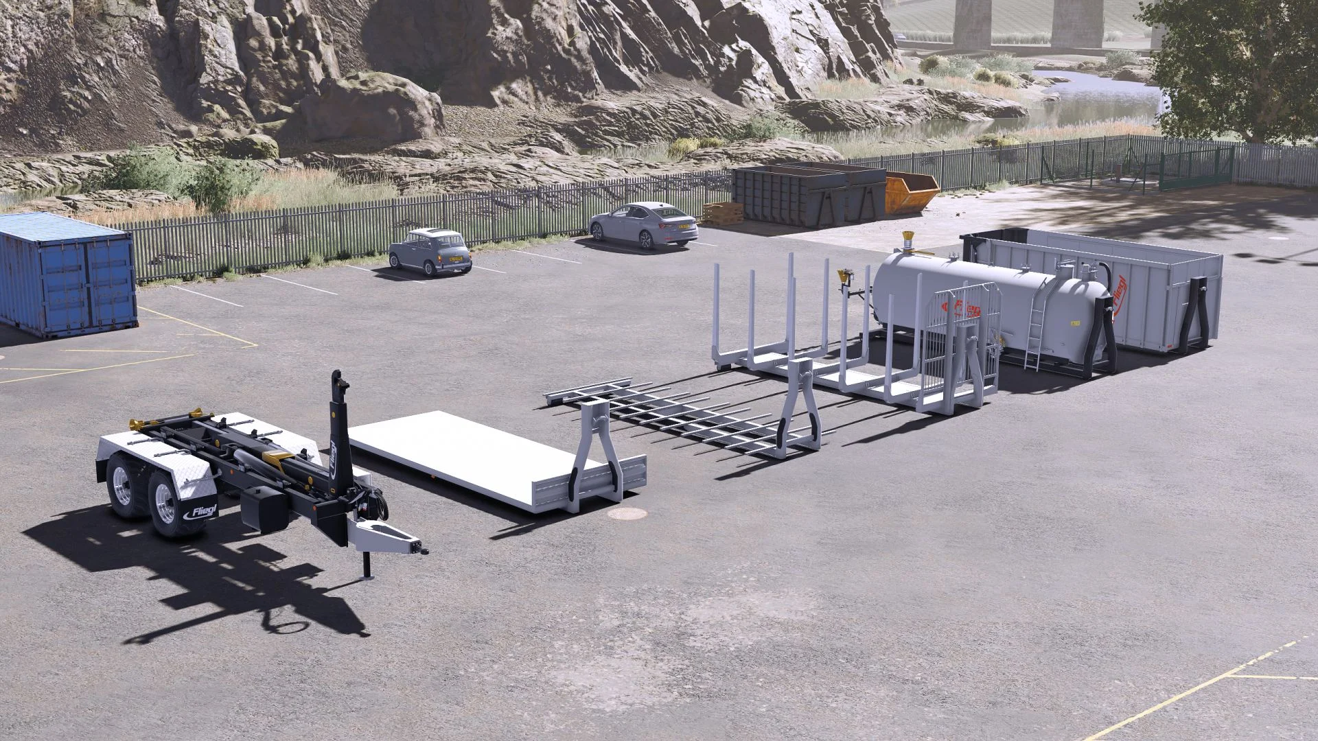 FS25 IT Runner Fliegl Pack V1.1.0.1 Trailers Mod FS25 Mod Free Download