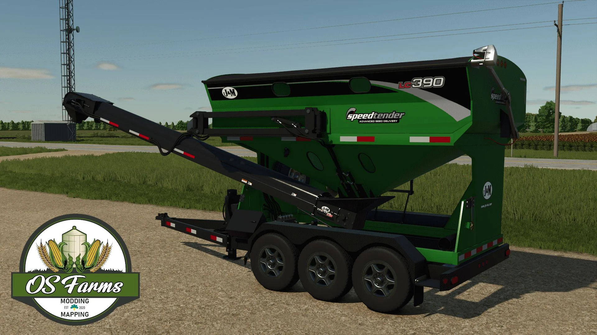 FS25 J&M LC390 V1.0 Trailers Mod FS25 Mod Free Download