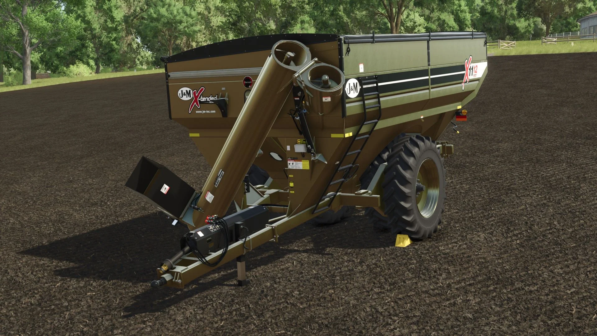 FS25 J&M X1112 Multi-fruit / Colors V1.0 Trailers Mod FS25 Mod Free Download