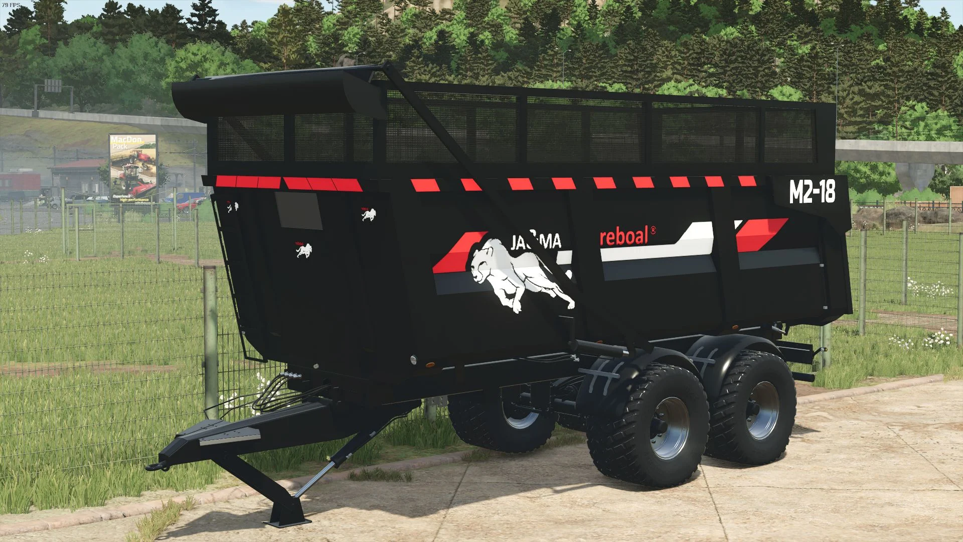 FS25 JA&MA Reboal M2-18 V1.0 Trailers Mod FS25 Mod Free Download
