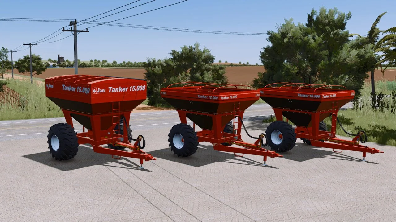 FS25 Jan Tanker Small Series V1.0 Trailers Mod FS25 Mod Free Download