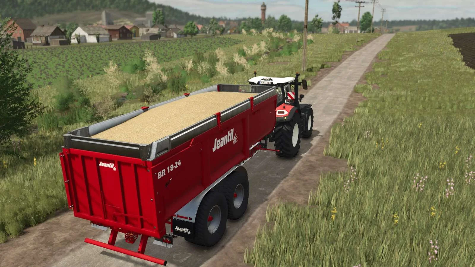 FS25 Jeantil BR 18-24 v1.0 Trailers Mod FS25 Mod Free Download