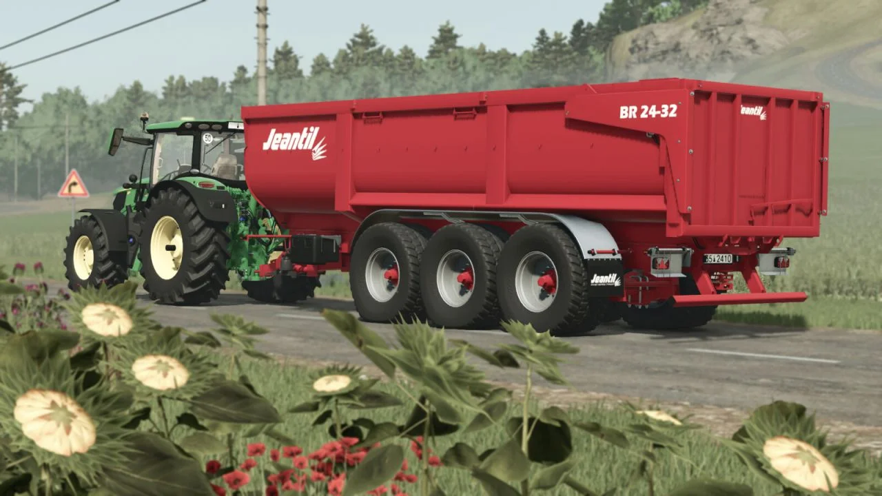 FS25 Jeantil BR 24-32 V1.0.0.1 Trailers Mod FS25 Mod Free Download