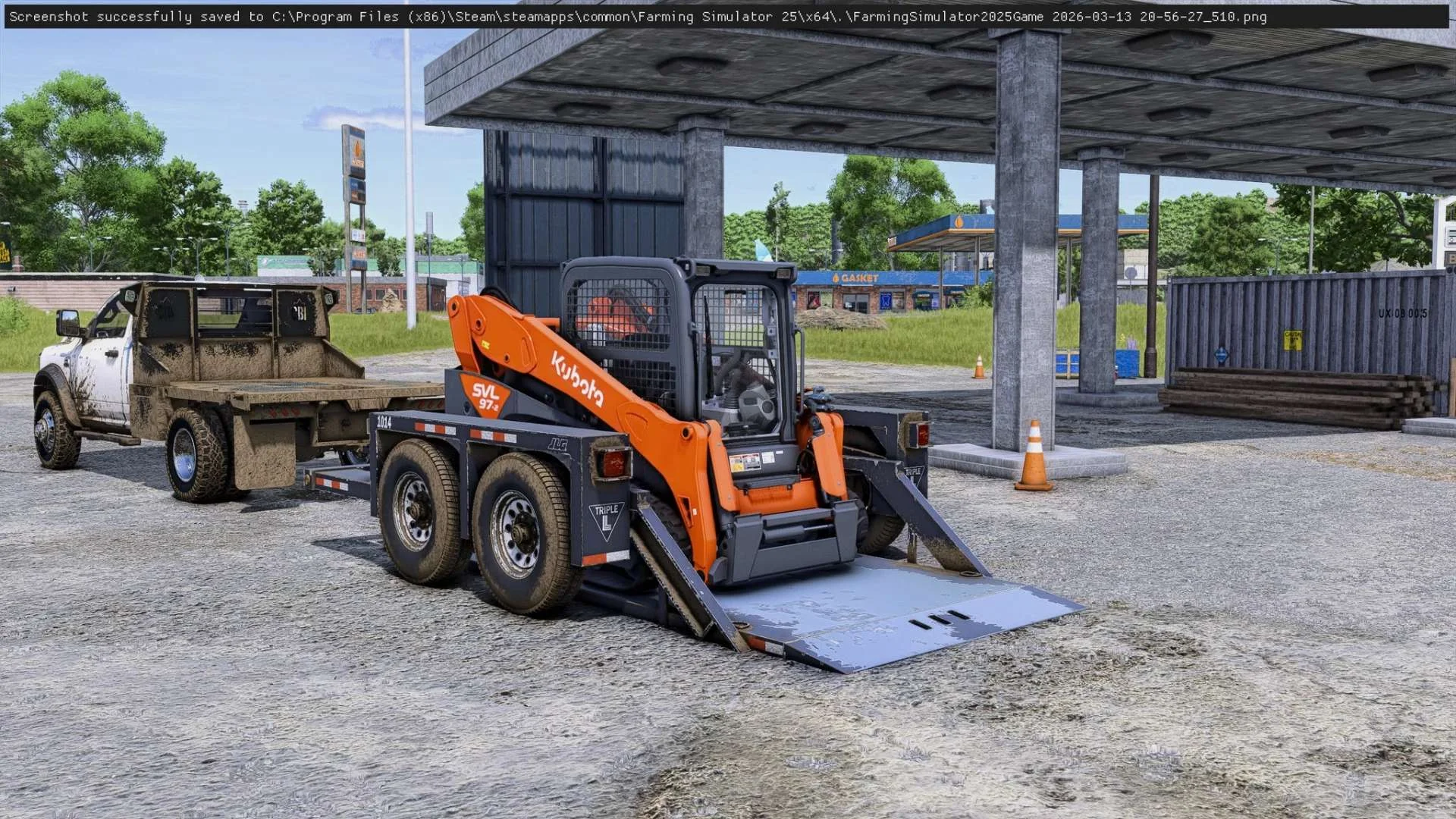 FS25 JLG 1014 DROP DECK TRAILER v1.0 Trailers Mod FS25 Mod Free Download