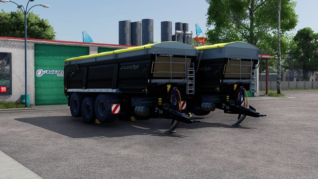 FS25 Joskin 8000 Black V1.0 Trailers Mod FS25 Mod Free Download