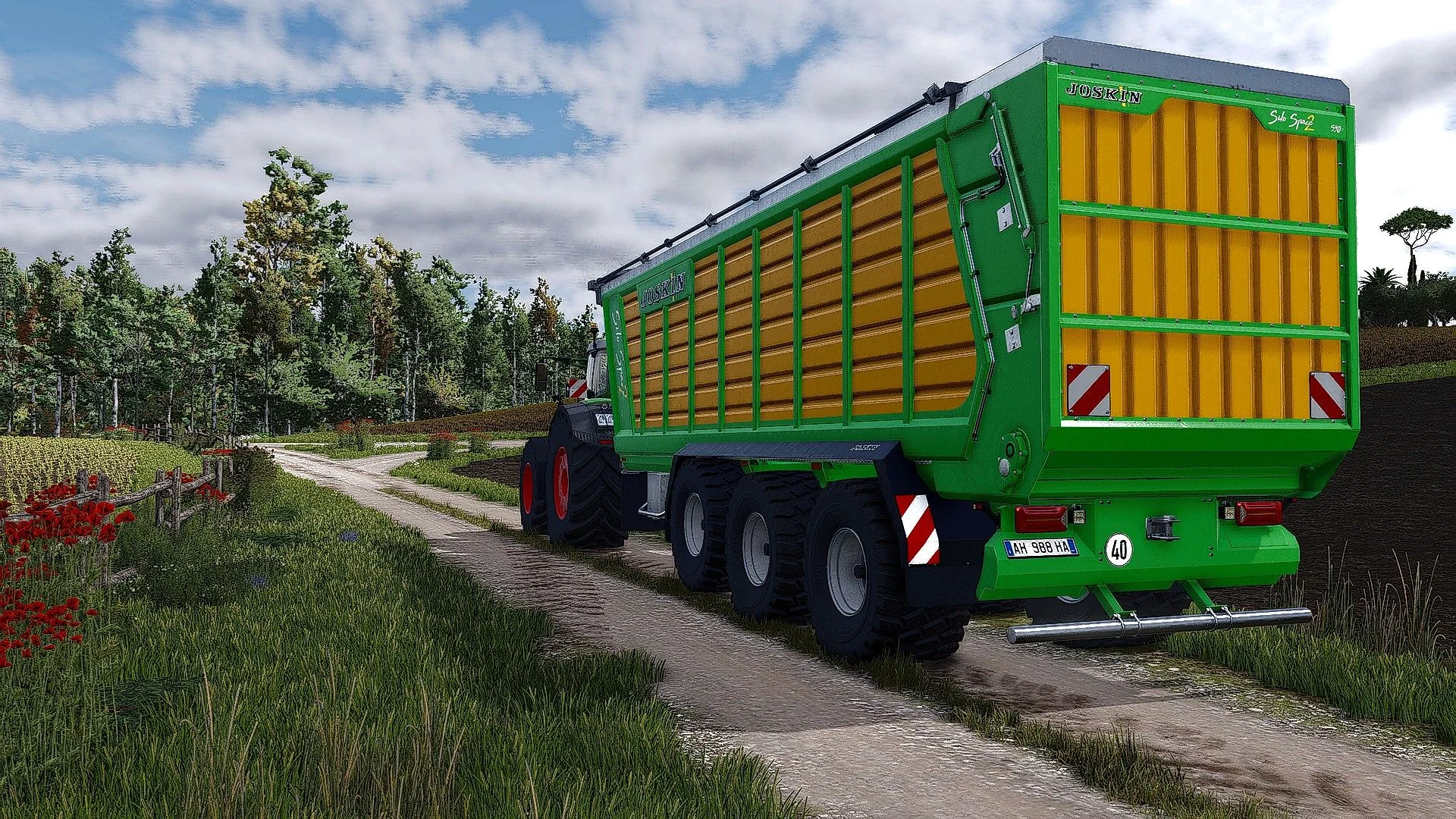 FS25 Joskin Silospace2 590T V1.0.0.1 Trailers Mod FS25 Mod Free Download