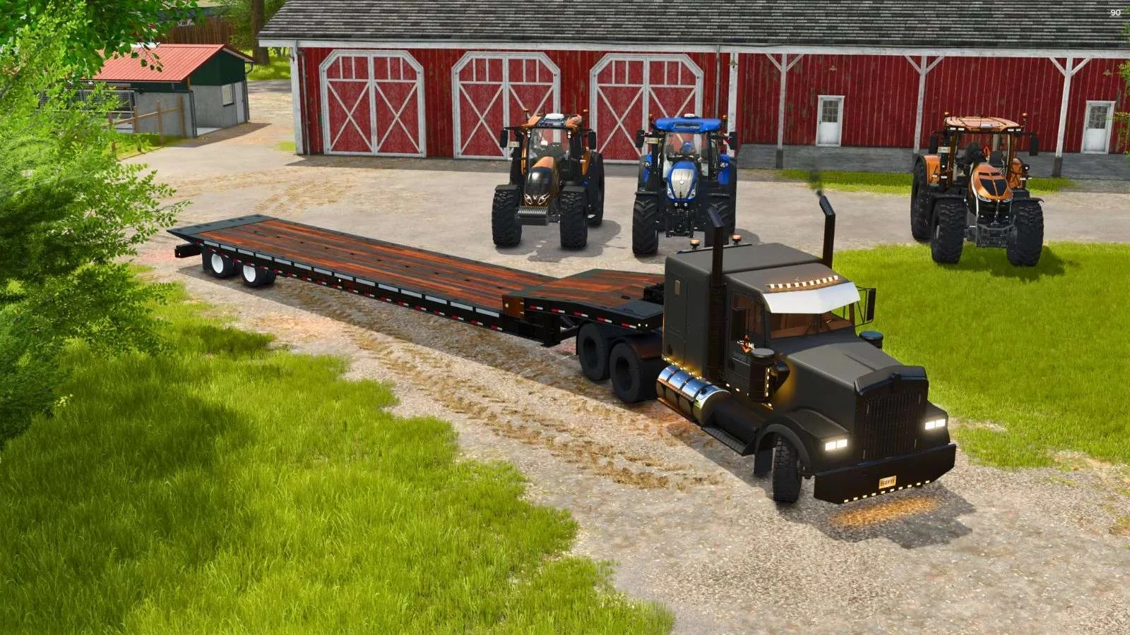 FS25 Kalyn Siebert 48 ft Tilt Deck v1.0 Trailers Mod FS25 Mod Free Download