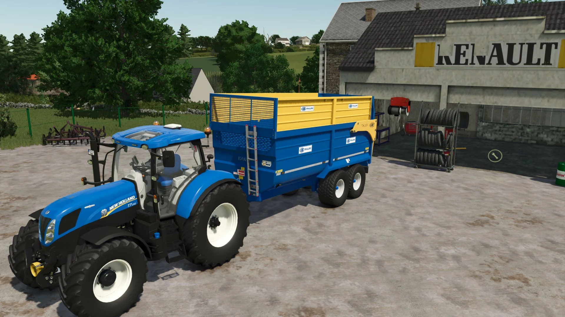 FS25 Kane 16T Halfpipe V1.0 Trailers Mod FS25 Mod Free Download