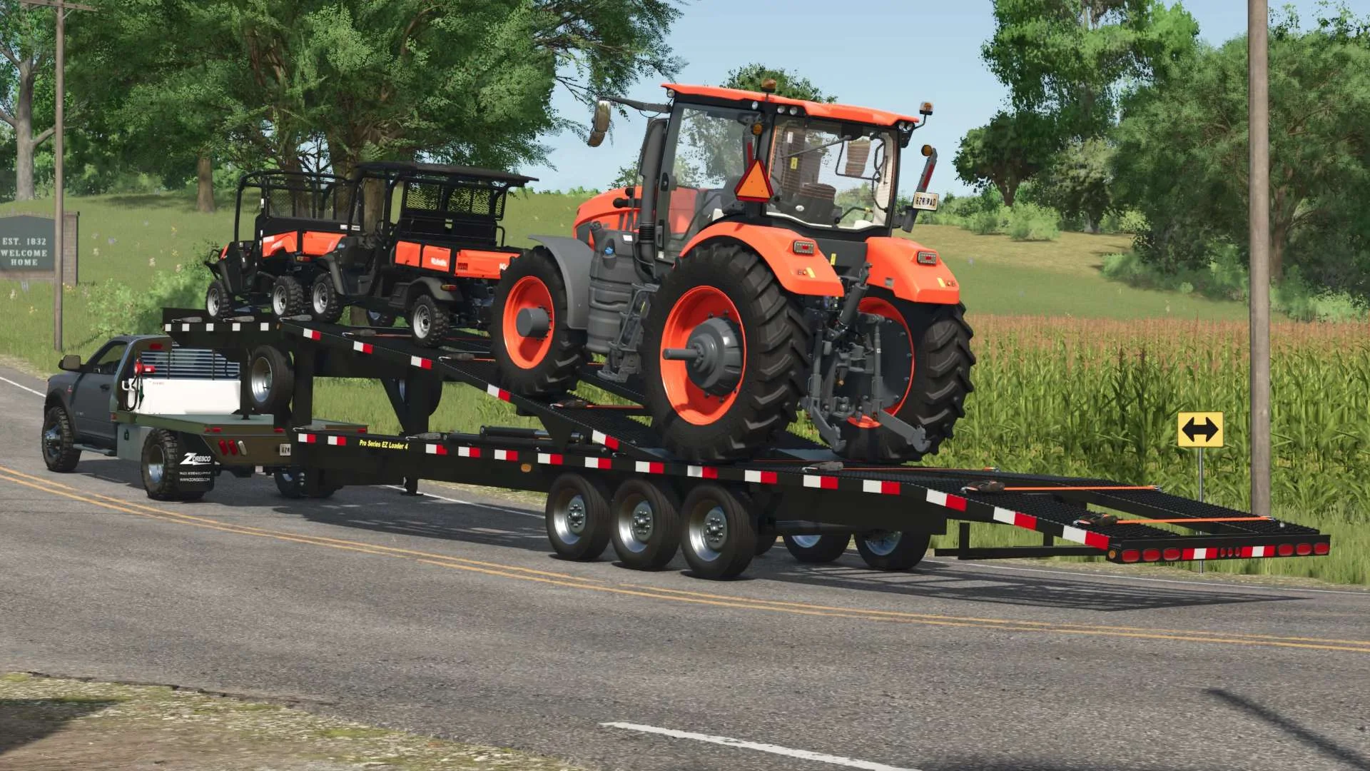 FS25 Kaufman Ez Loader 4 v1.0 Trailers Mod FS25 Mod Free Download