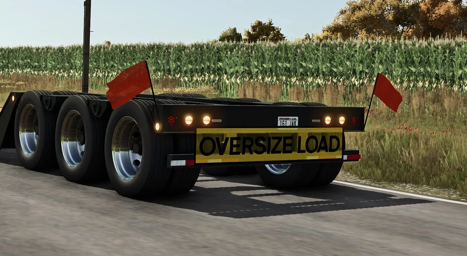 FS25 Kaufman Lowboy v1.0 Trailers Mod FS25 Mod Free Download
