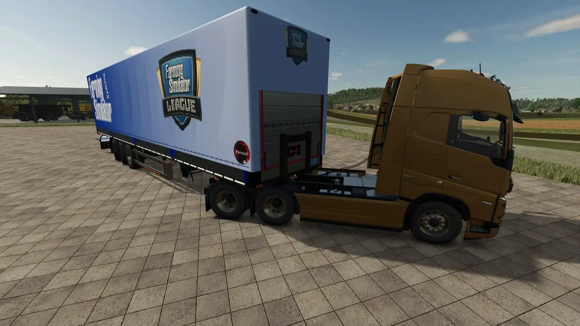 FS25 Kogel 16.5m Flat Bed (semi-trailer) v1.0 Trailers Mod FS25 Mod Free Download