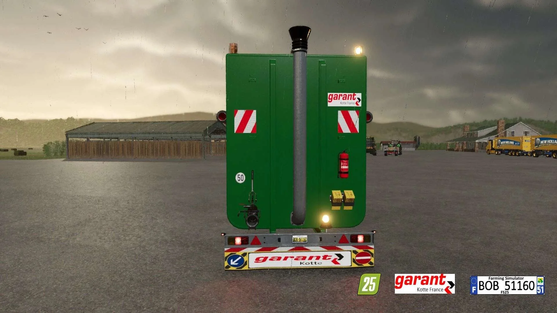 FS25 Kotte Garant FRC65 Edit v2.0 Trailers Mod FS25 Mod Free Download