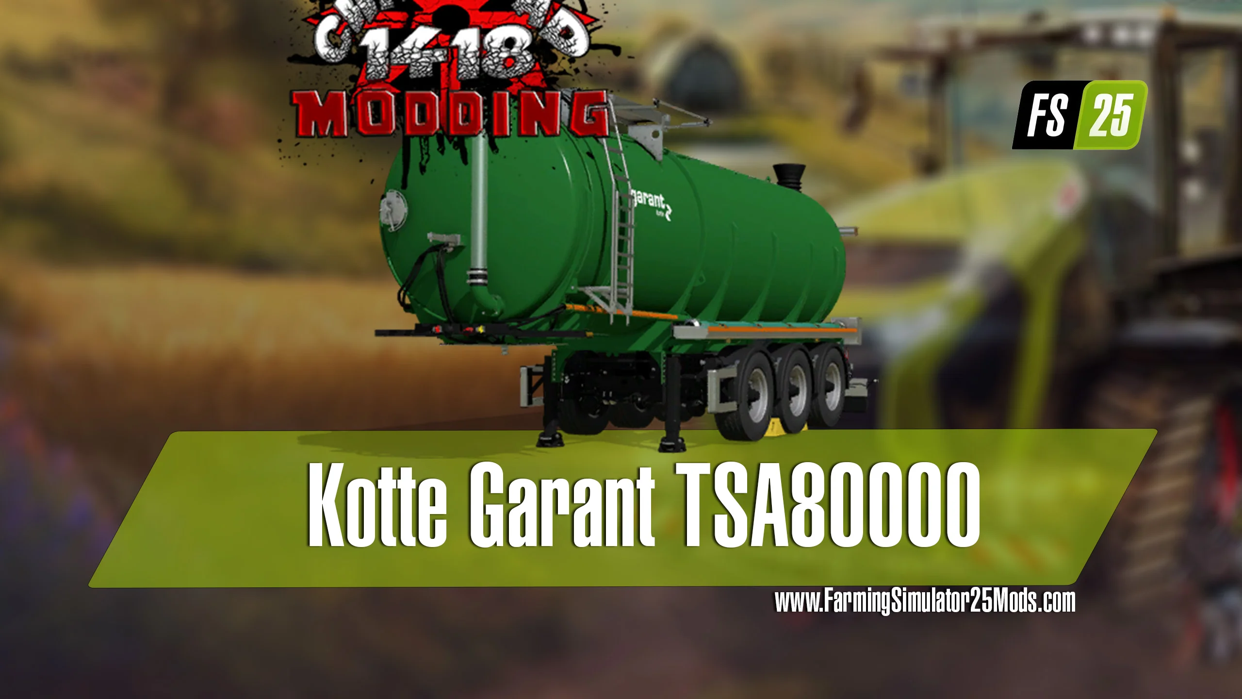 FS25 Kotte Garant TSA80000 Multi Liquid V1.0 Trailers Mod FS25 Mod Free Download