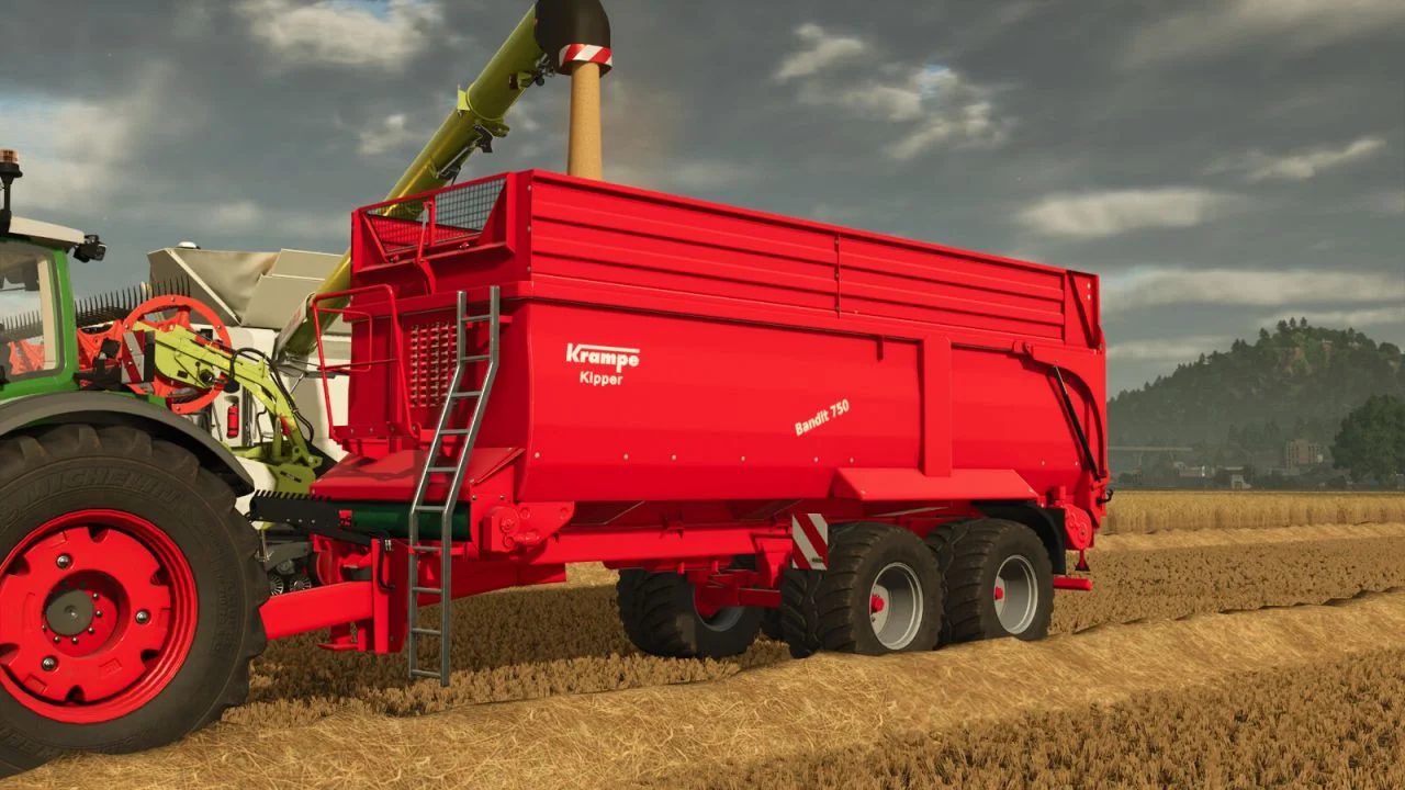 FS25 Krampe Bandit 750 V1.0 Trailers Mod FS25 Mod Free Download