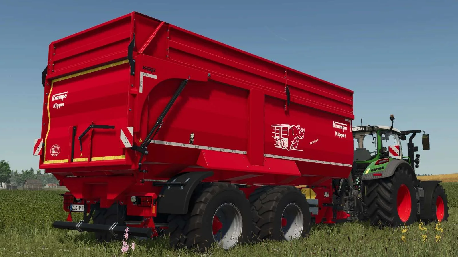 FS25 Krampe Big Body 650 v1.0 Trailers Mod FS25 Mod Free Download