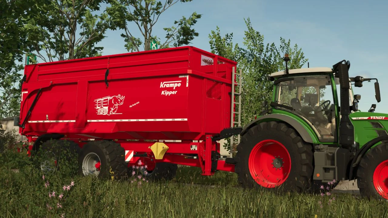 FS25 Krampe Big Body 650 V1.1 Trailers Mod FS25 Mod Free Download