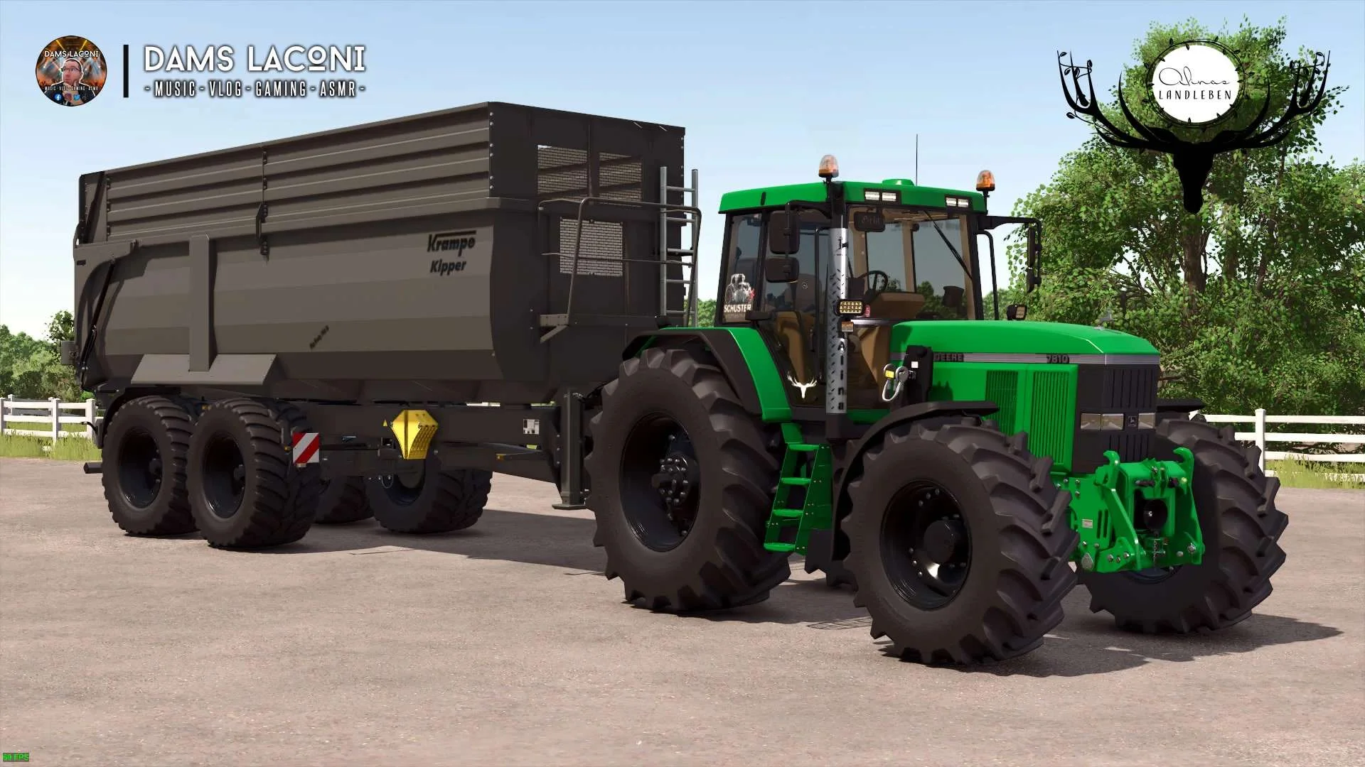 FS25 Krampe Big Body 750 S Alinas Landleben v1.0 Trailers Mod FS25 Mod Free Download