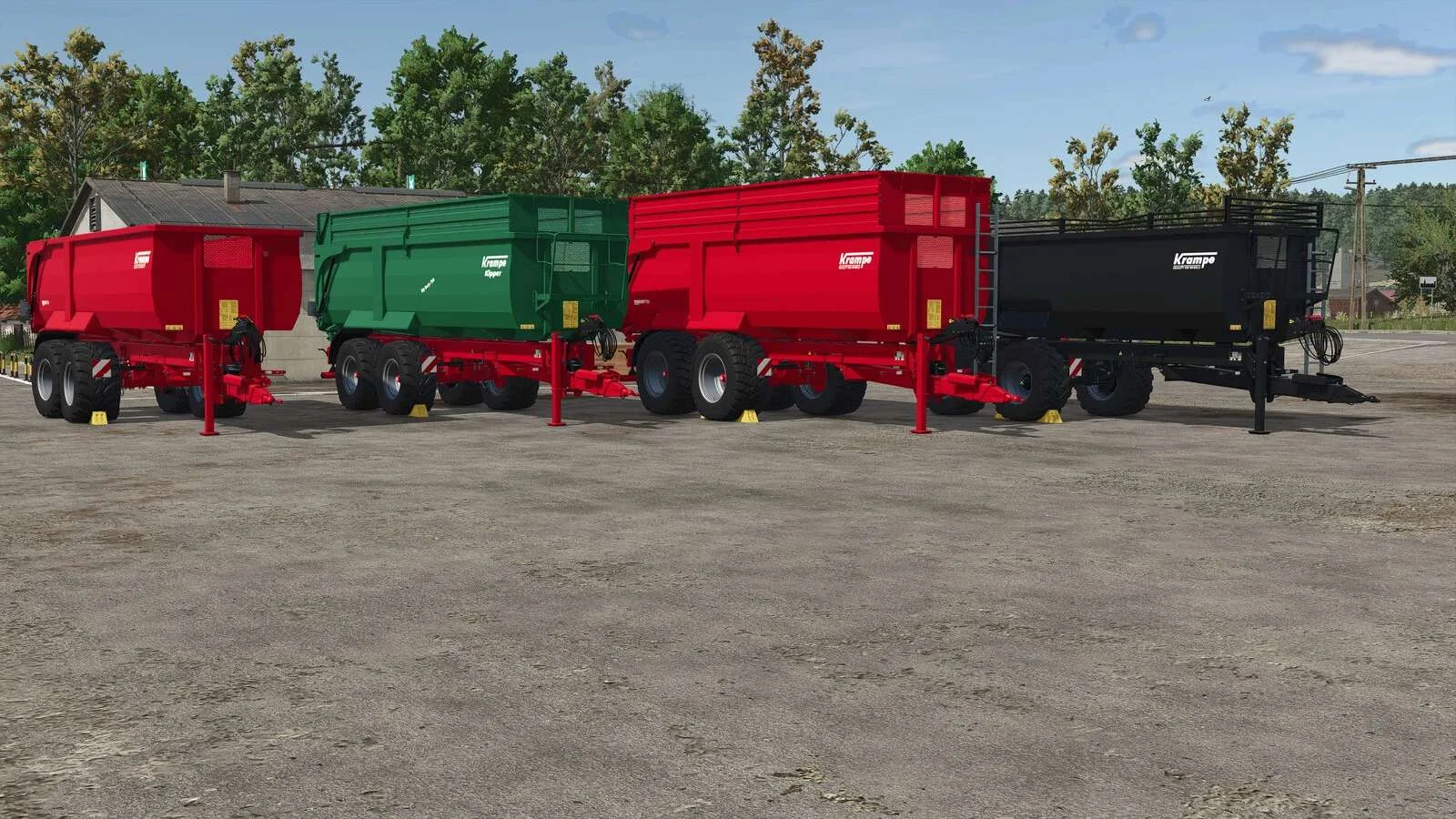 FS25 Krampe Big Body 750 v1.1 Trailers Mod FS25 Mod Free Download