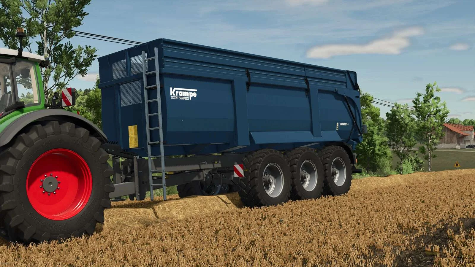 FS25 Krampe Big Body 8/900 v1.0.0.1 Trailers Mod FS25 Mod Free Download