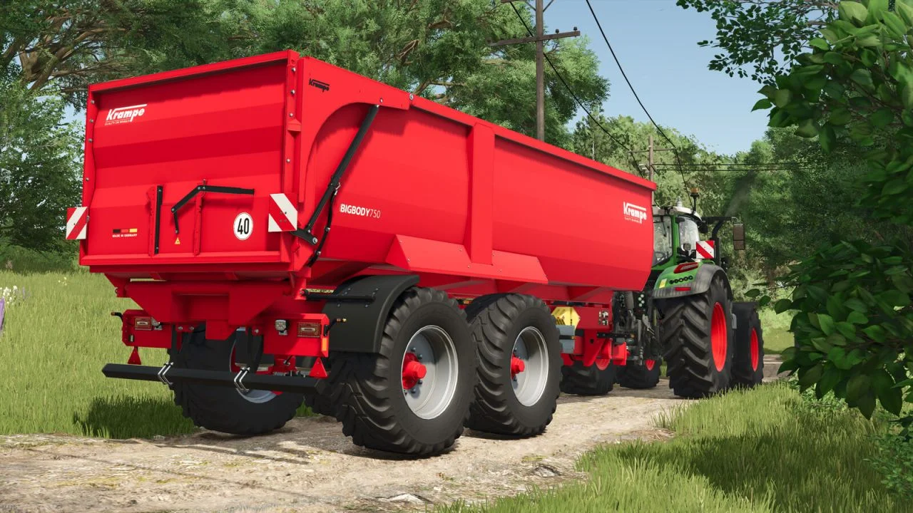 FS25 Krampe BigBody 750 2024 V1.0 Trailers Mod FS25 Mod Free Download