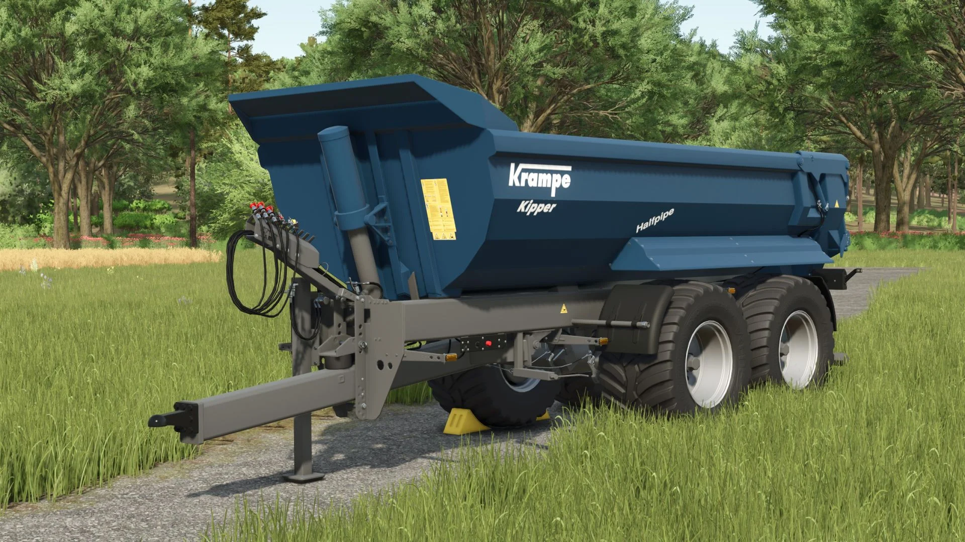 FS25 Krampe Halfpipe XL V1.0 Trailers Mod FS25 Mod Free Download