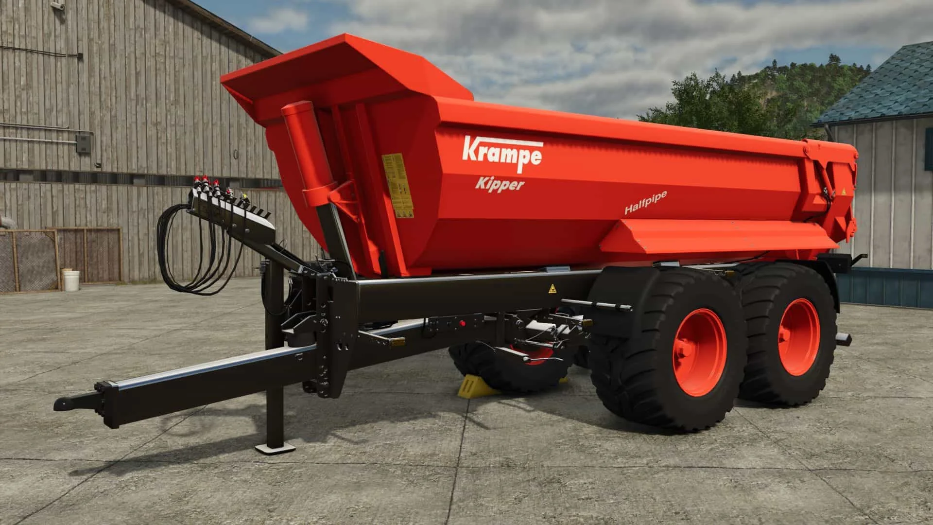 FS25 Krampe Hp 20 (500.000L) v1.0 Trailers Mod FS25 Mod Free Download