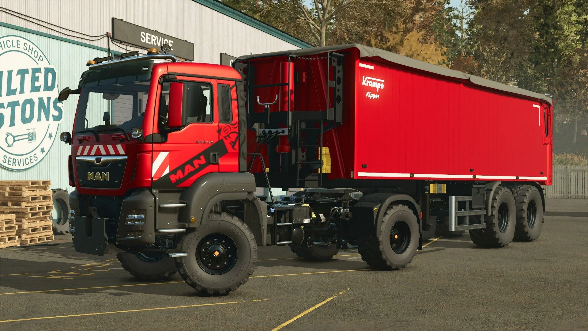 FS25 Krampe KS 950 (Unreal Capacity) V1.0 Trailers Mod FS25 Mod Free Download