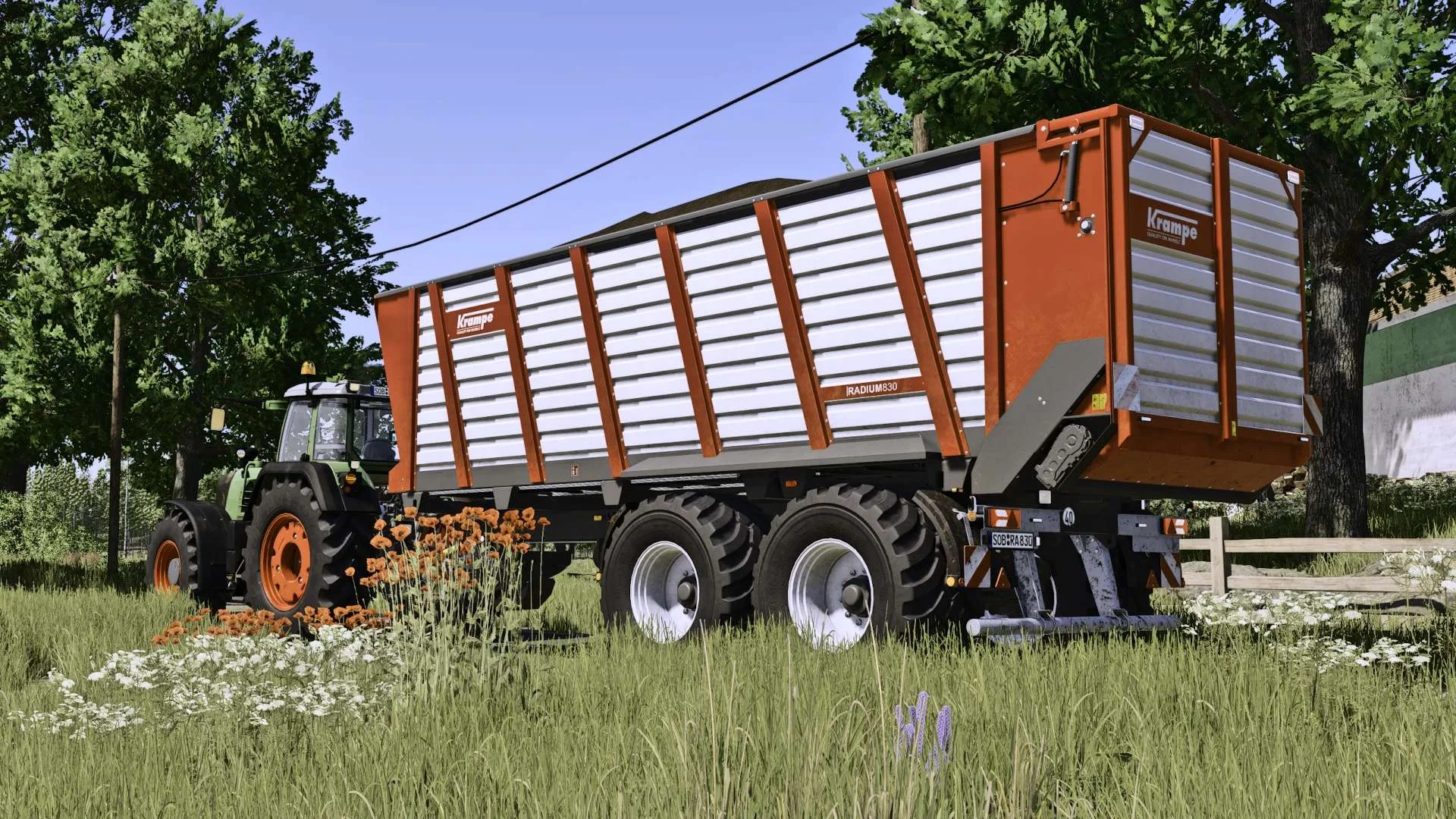 FS25 Krampe Radium 830 v1.4 Trailers Mod FS25 Mod Free Download