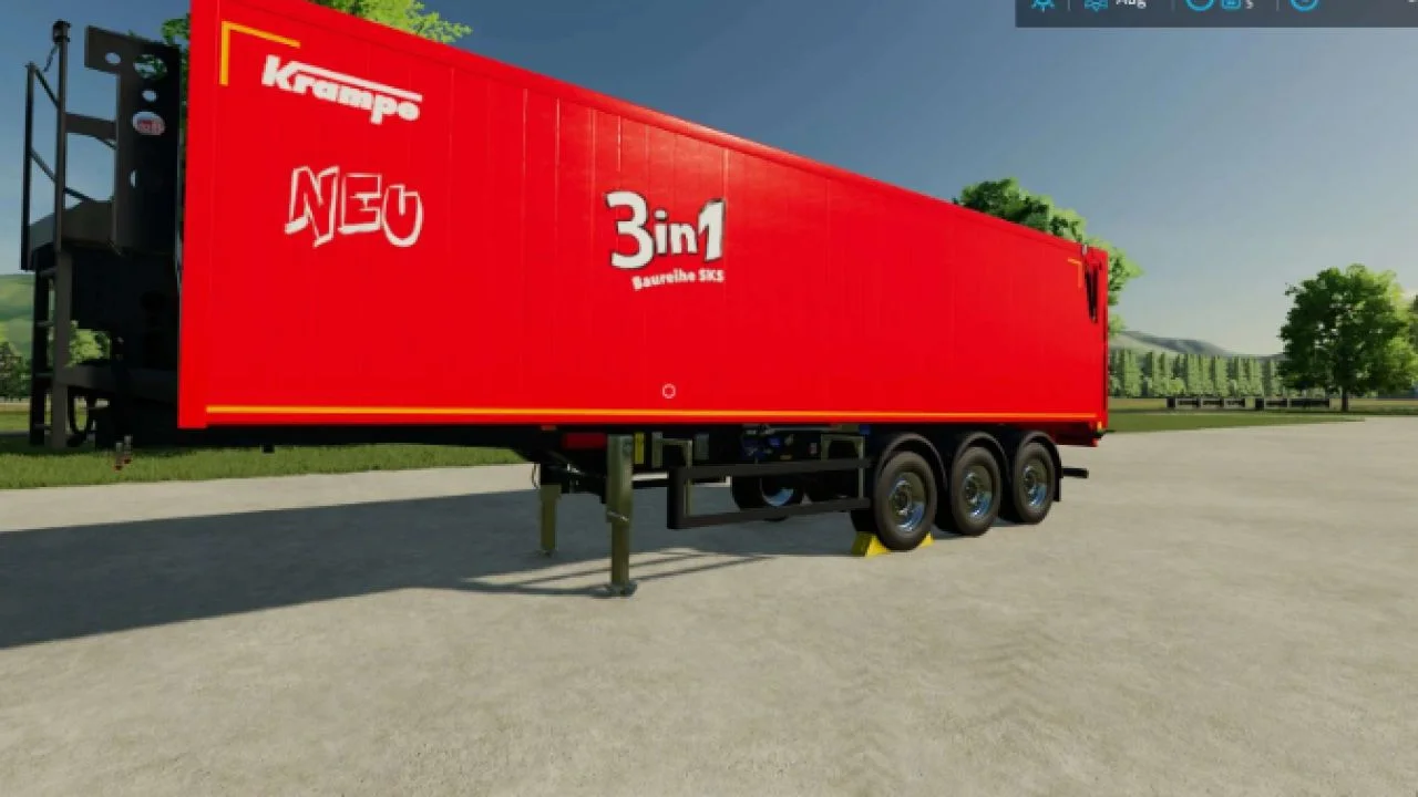 FS25 Krampe SKS 150 V1.1 Trailers Mod FS25 Mod Free Download