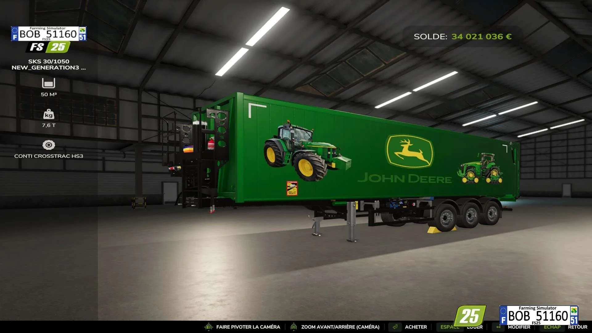 FS25 Krampe SKS 30 150 New Generation 3 v1.0 Trailers Mod FS25 Mod Free Download