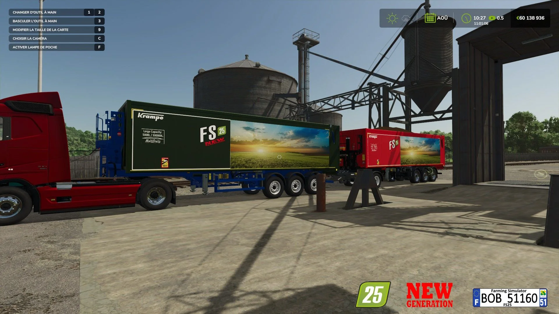 FS25 Krampe SKS 30 150 New Generation v1.0.0.1 Trailers Mod FS25 Mod Free Download