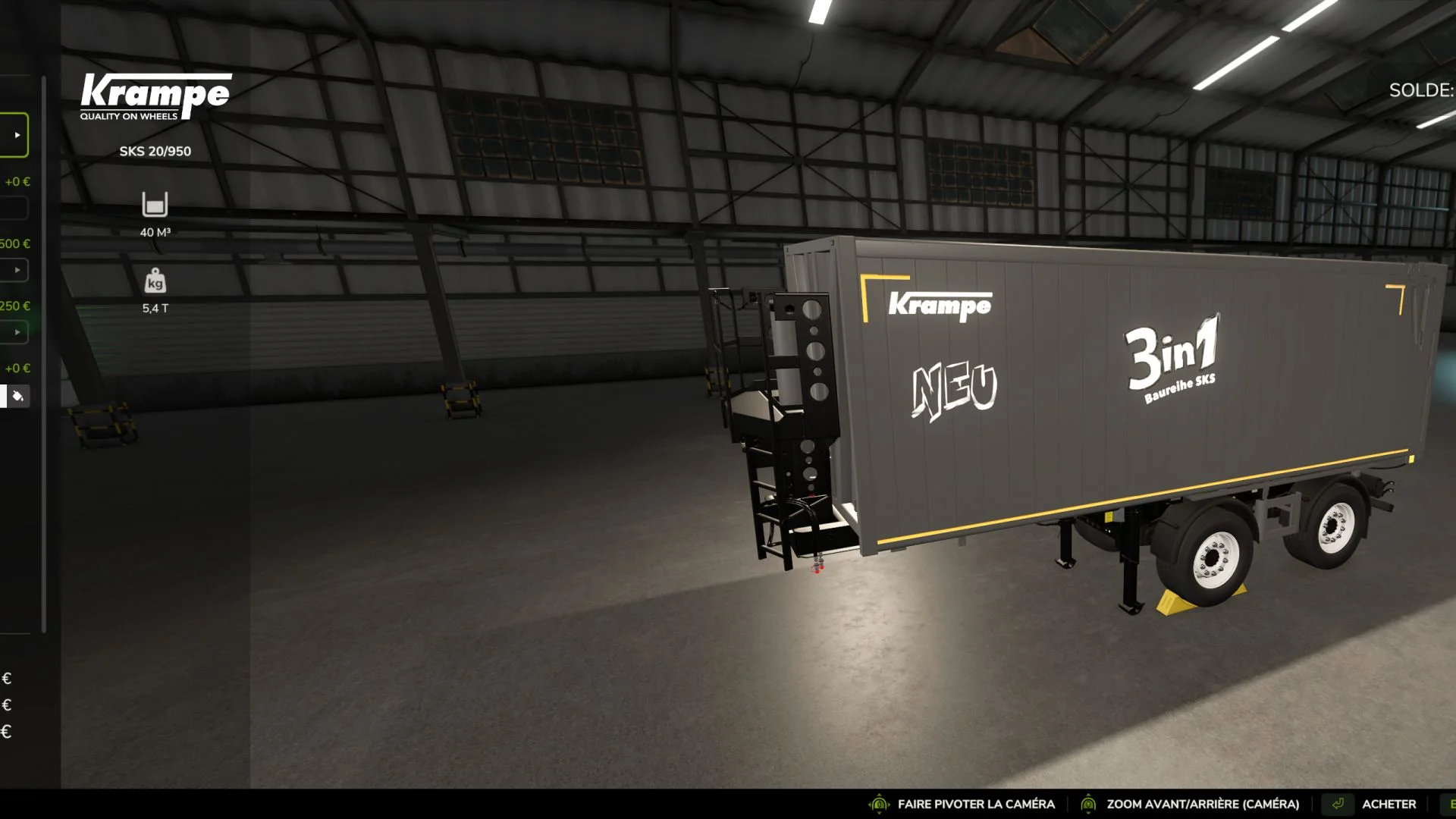 FS25 Krampe SKS Pack V1.0 Trailers Mod FS25 Mod Free Download