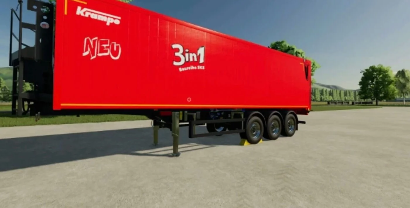 FS25 Krampe sks150 v1.0 Trailers Mod FS25 Mod Free Download