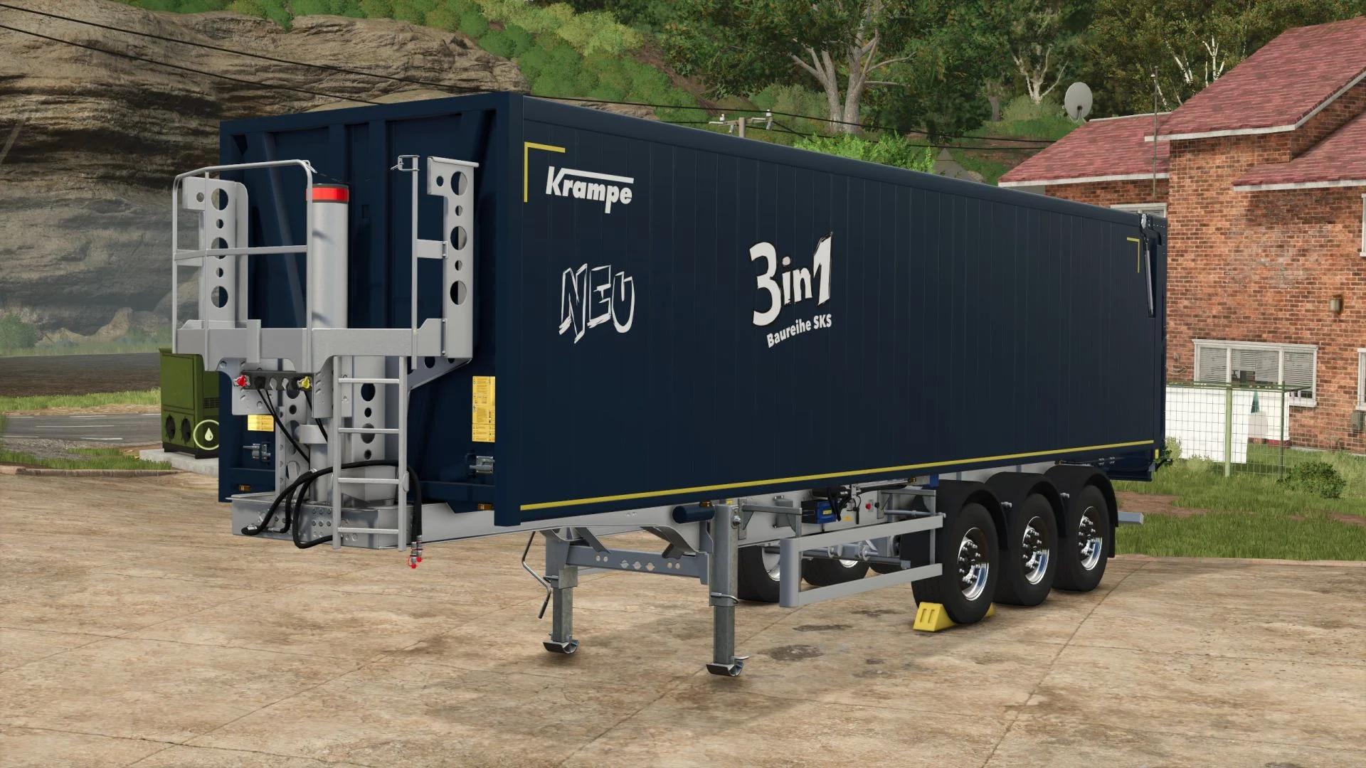 FS25 Krampe SKS30/150 100.000L V1.0.0.1 Trailers Mod FS25 Mod Free Download