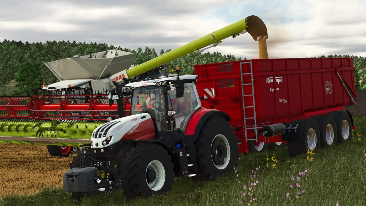 FS25 Krampe TW 800 V1.0 Trailers Mod FS25 Mod Free Download