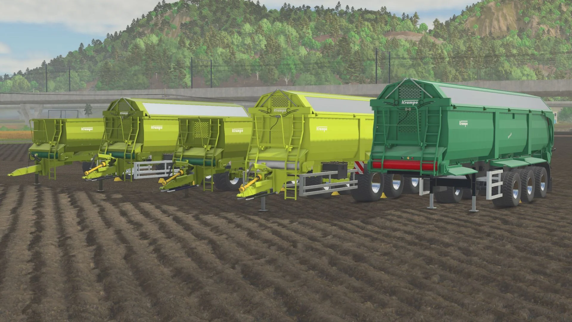 FS25 Krampe WobbyTec Pack v1.0.0.2 Trailers Mod FS25 Mod Free Download