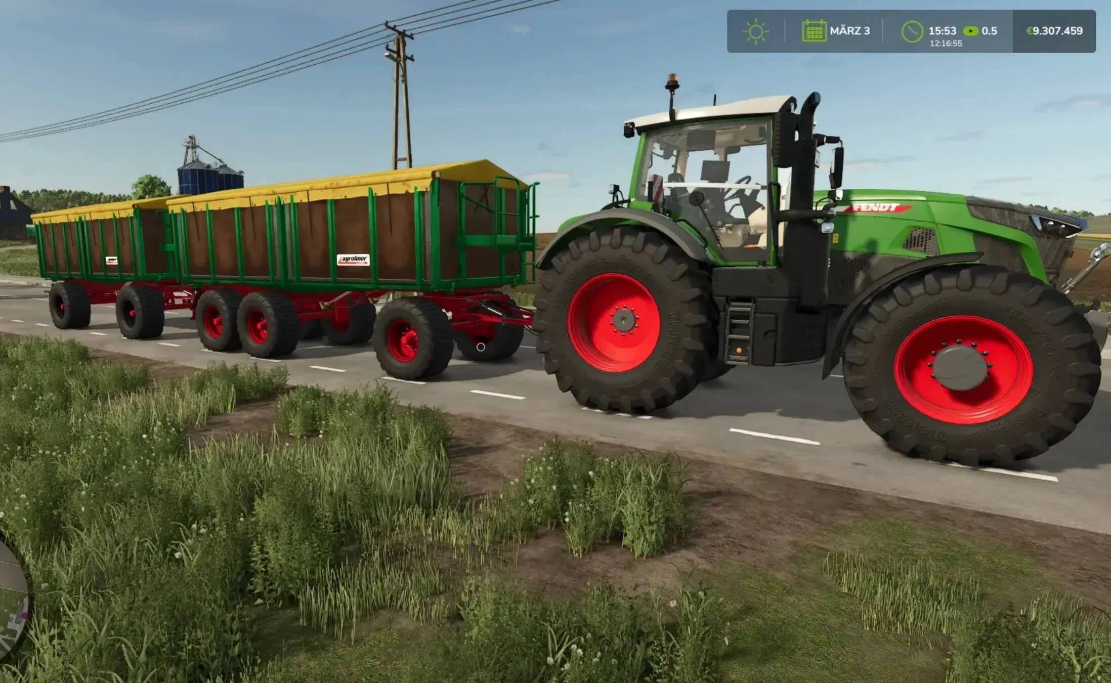 FS25 Kroeger HKD 302 v1.0 Trailers Mod FS25 Mod Free Download