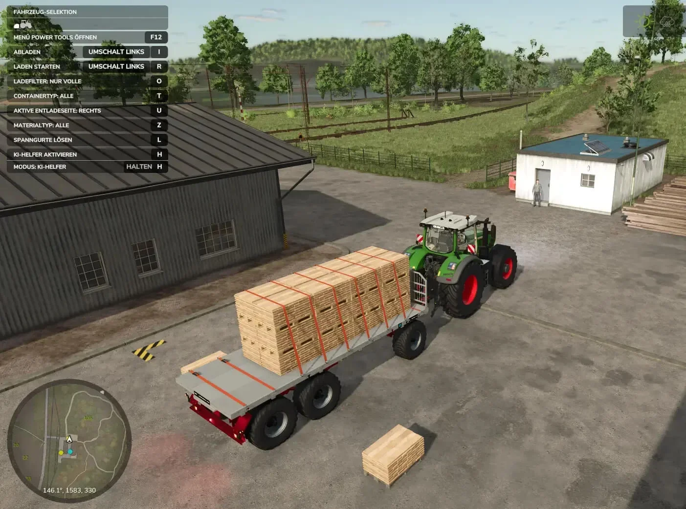 FS25 Kroeger HKD402 FlatBed Autoload v1.0 Trailers Mod FS25 Mod Free Download