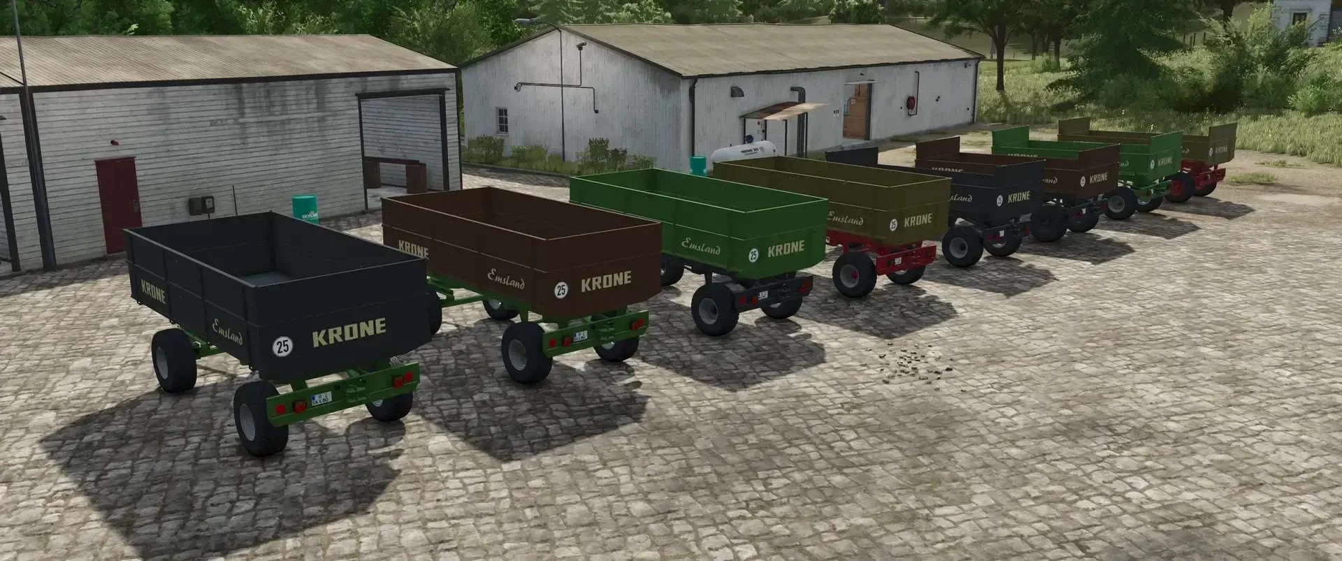 FS25 Krone Emsland DK 220/80 K v1.0 Trailers Mod FS25 Mod Free Download