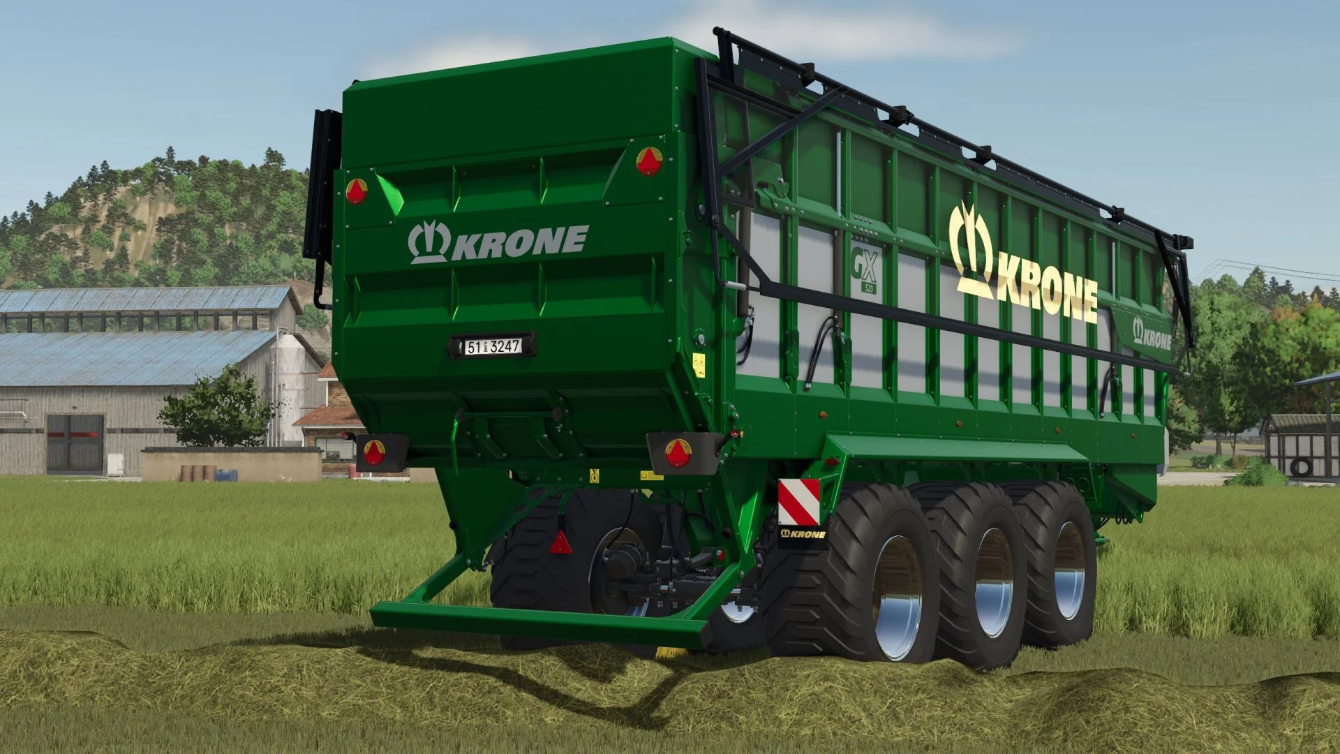 FS25 Krone GX520 100.000L v1.0 Trailers Mod FS25 Mod Free Download