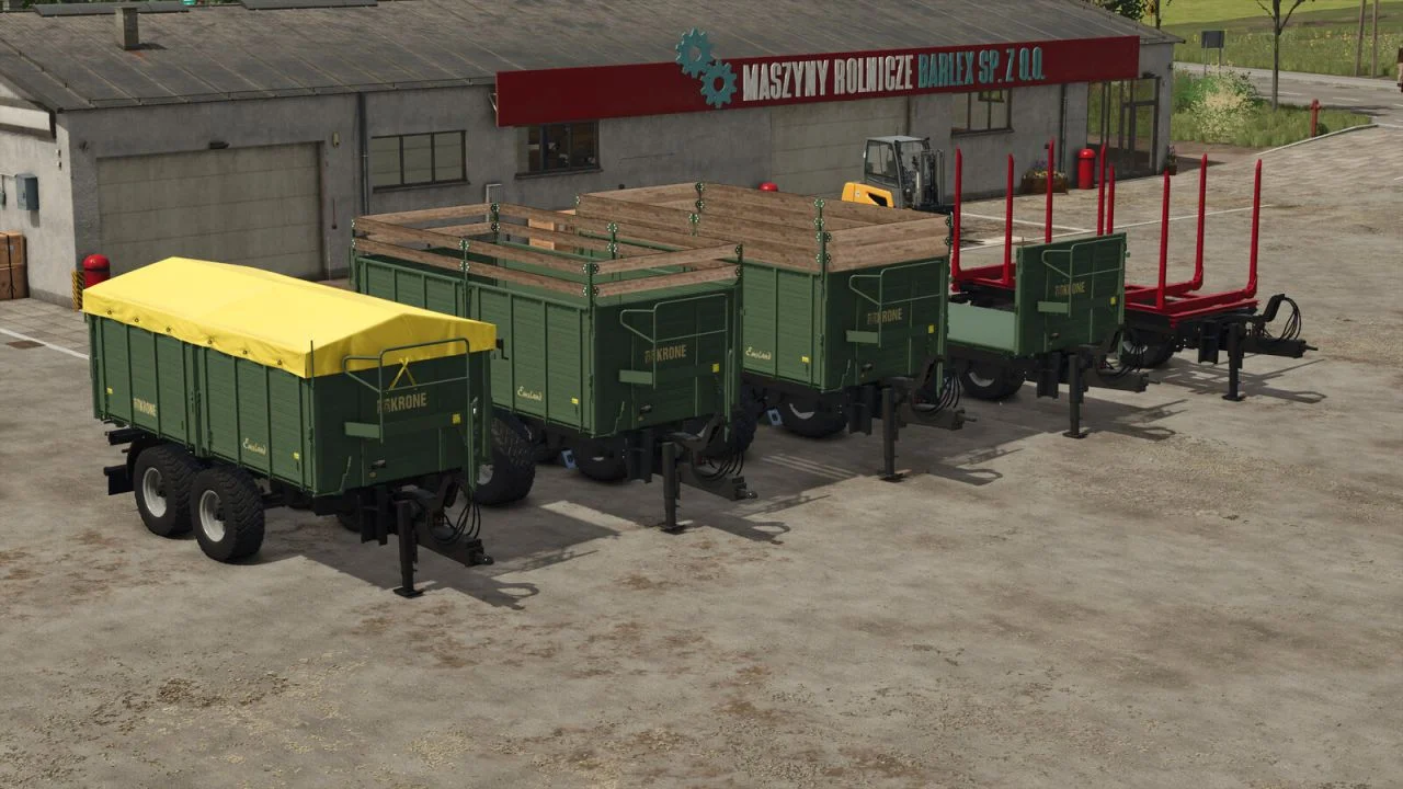 FS25 Krone Trailer Pack V1.0 Trailers Mod FS25 Mod Free Download
