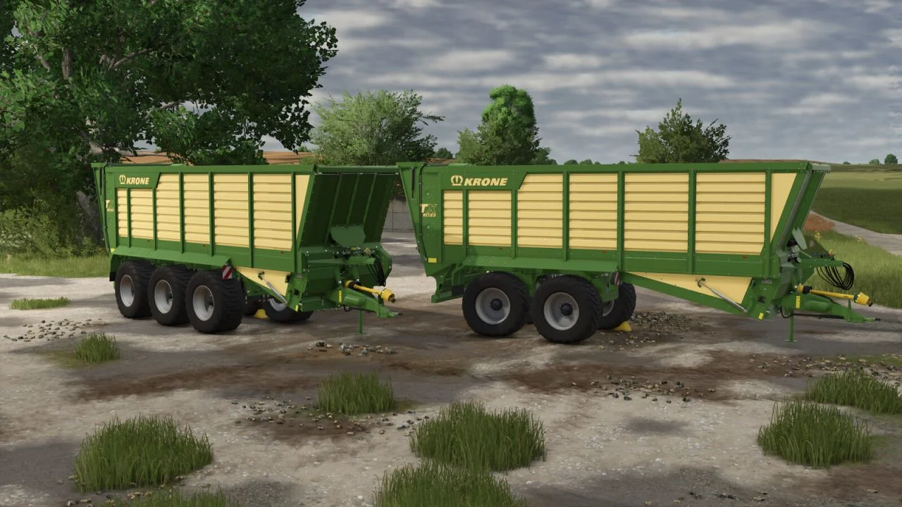 FS25 Krone TX 460 D V1.0 Trailers Mod FS25 Mod Free Download