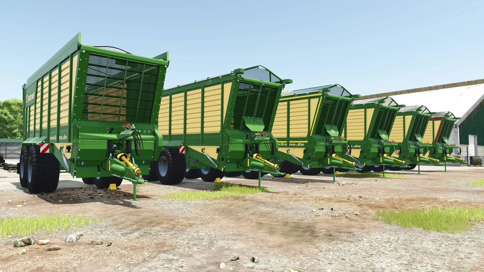 FS25 Krone TX460D v1.0 Trailers Mod FS25 Mod Free Download