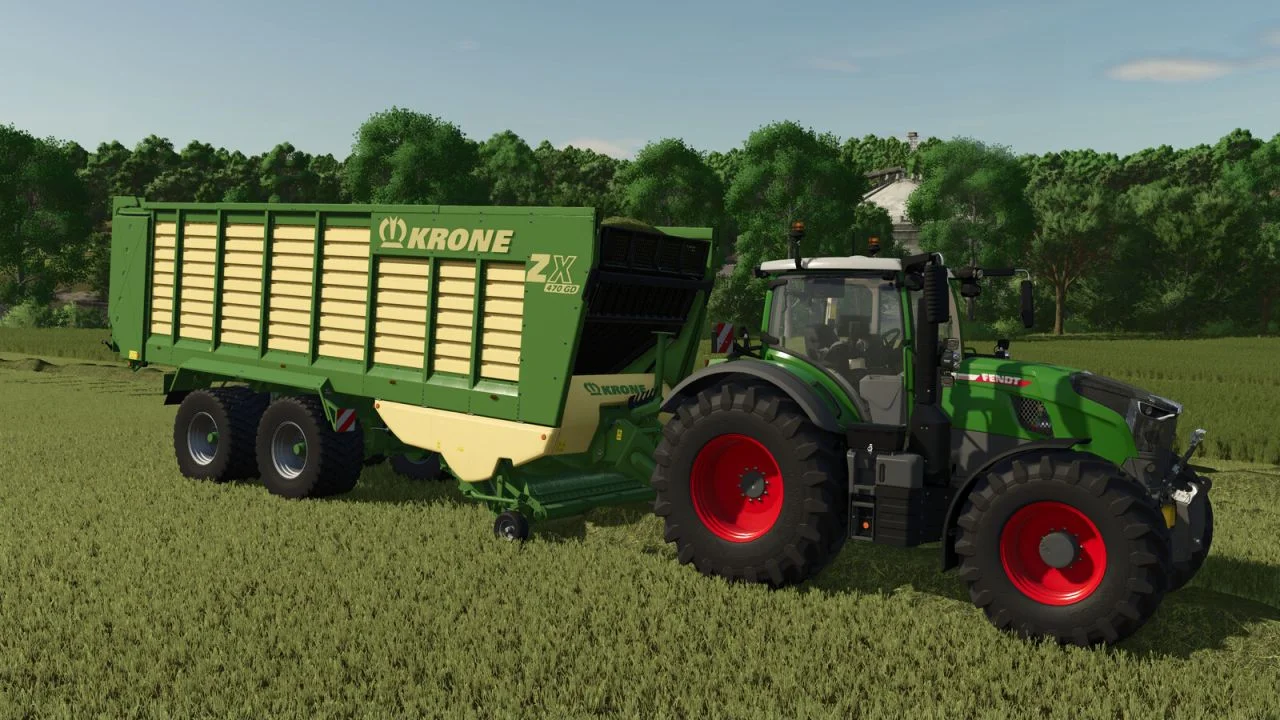 FS25 Krone ZX 470 GD V1.0 Trailers Mod FS25 Mod Free Download