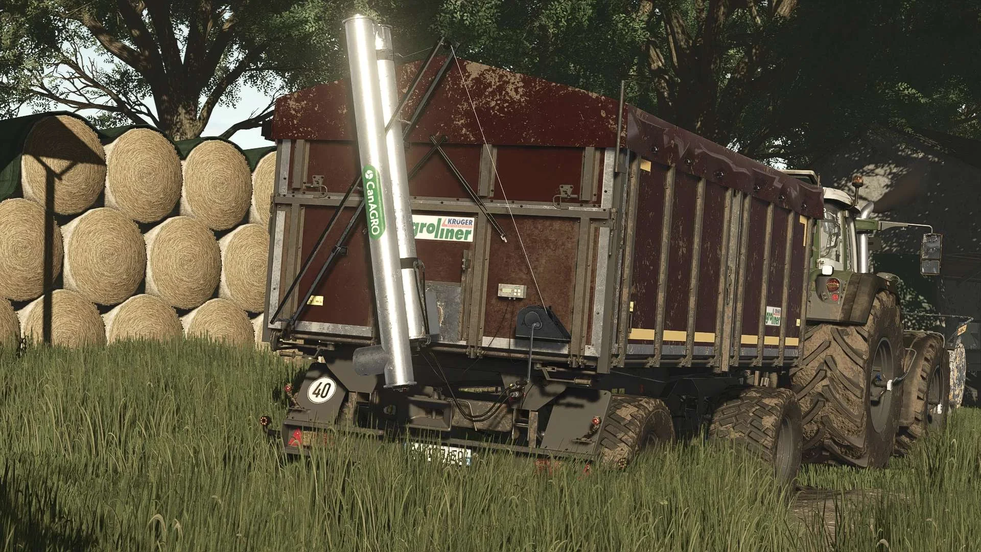 FS25 Kröger Agroliner HKD 302 OLD The classic is back v1.0 Trailers Mod FS25 Mod Free Download