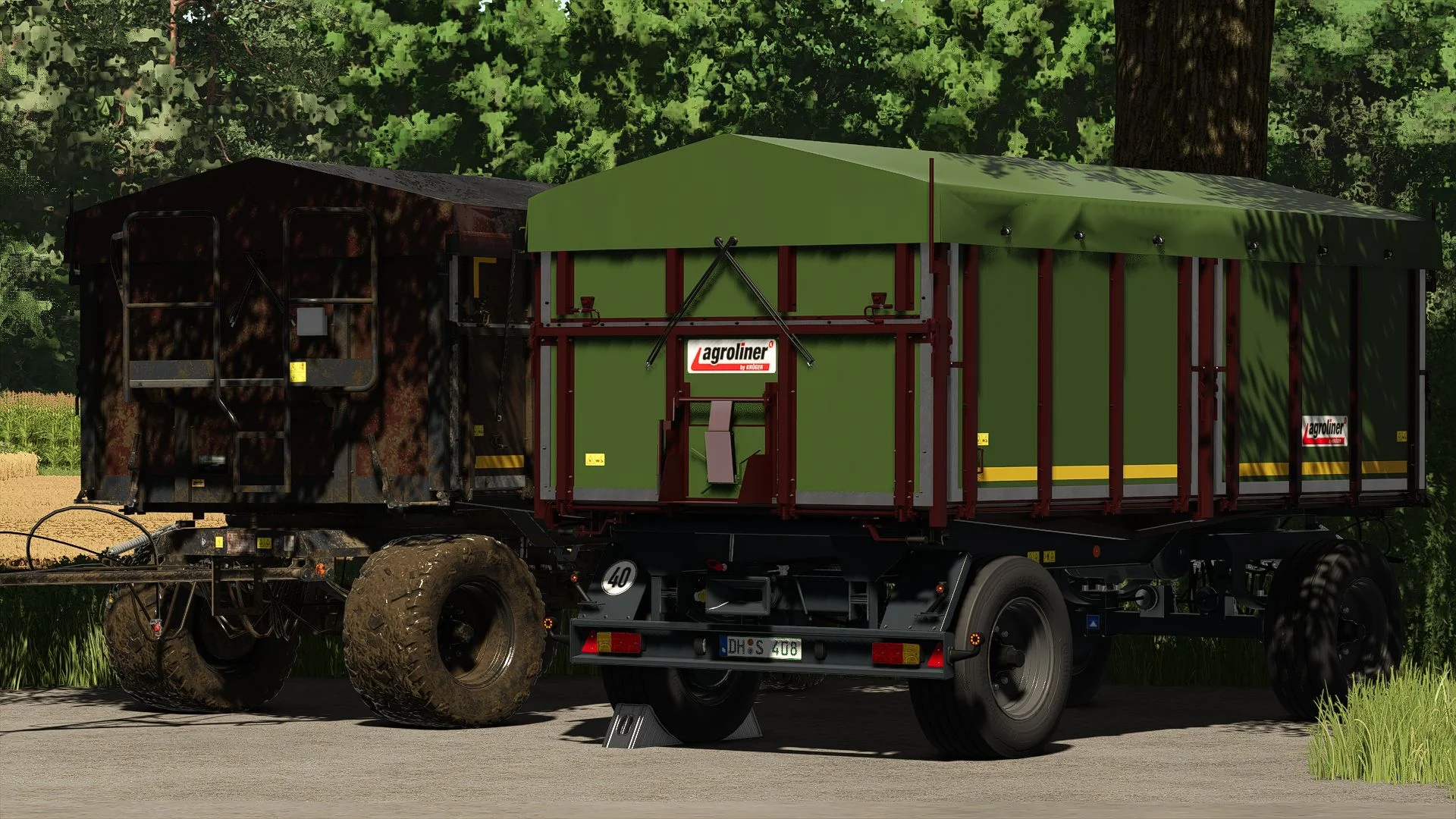 FS25 Kröger Agroliner HKD 302 V1.0 Trailers Mod FS25 Mod Free Download