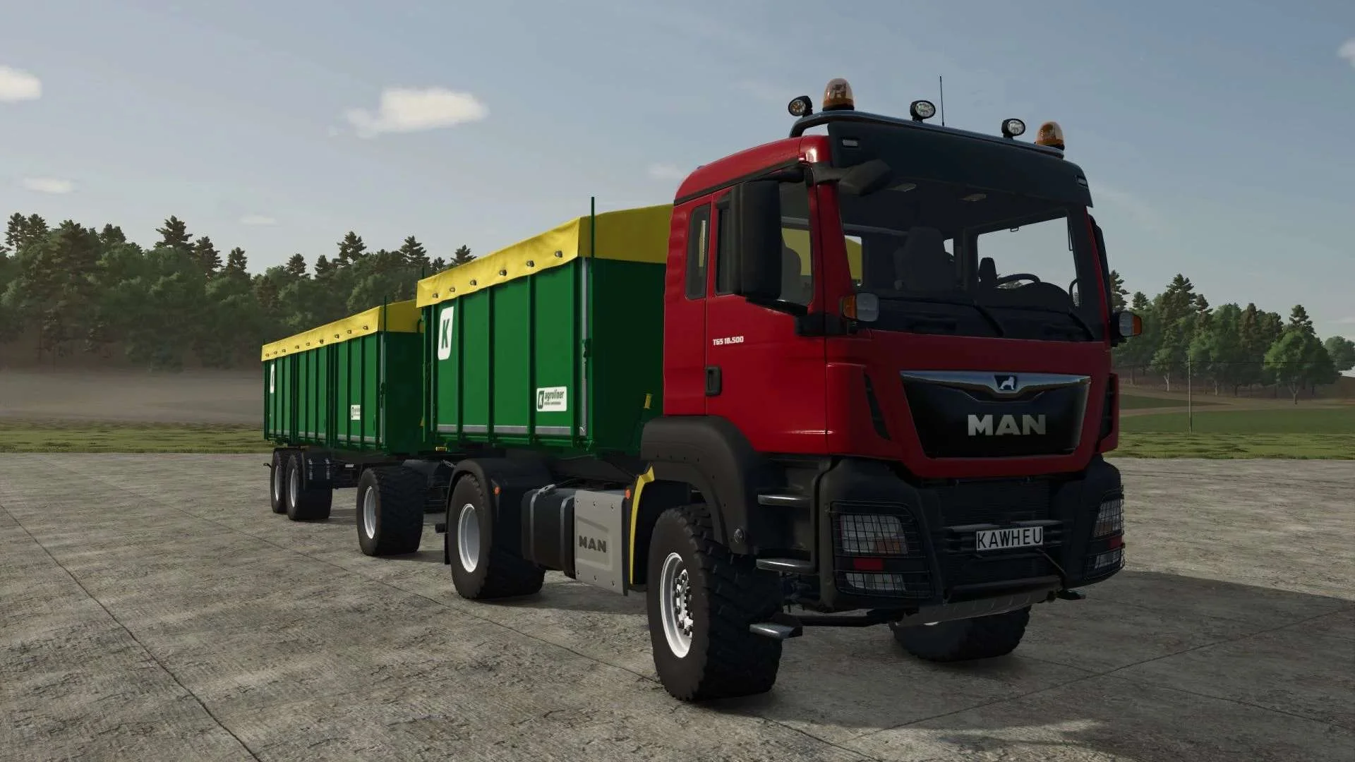 FS25 Kröger HKD 402 v1.0.0.2 Trailers Mod FS25 Mod Free Download