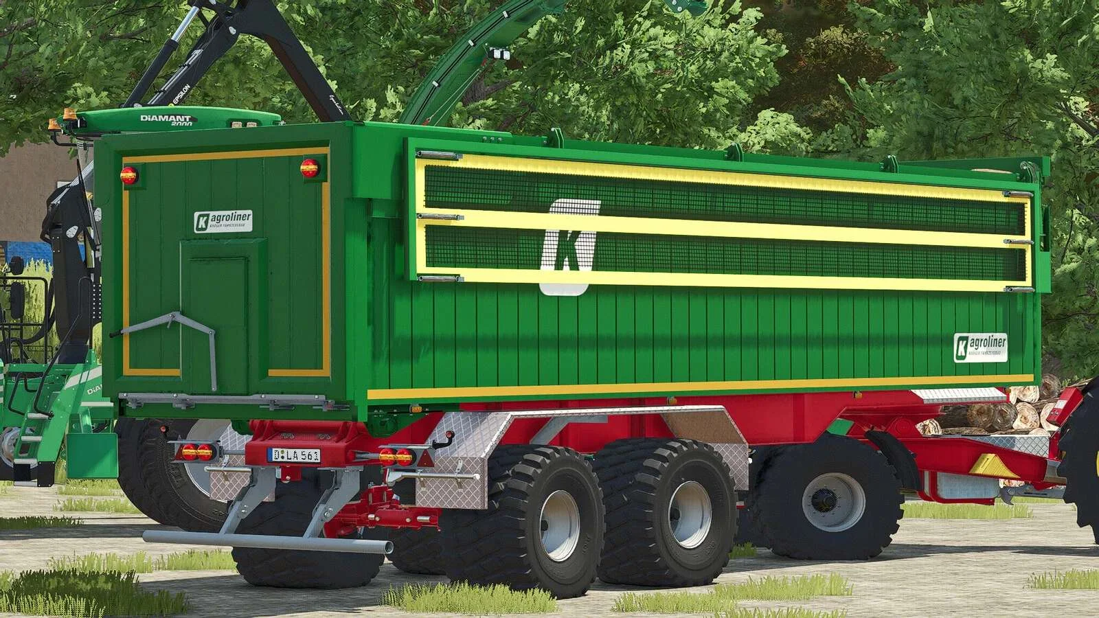 FS25 Kröger TMR34 v1.0 Trailers Mod FS25 Mod Free Download