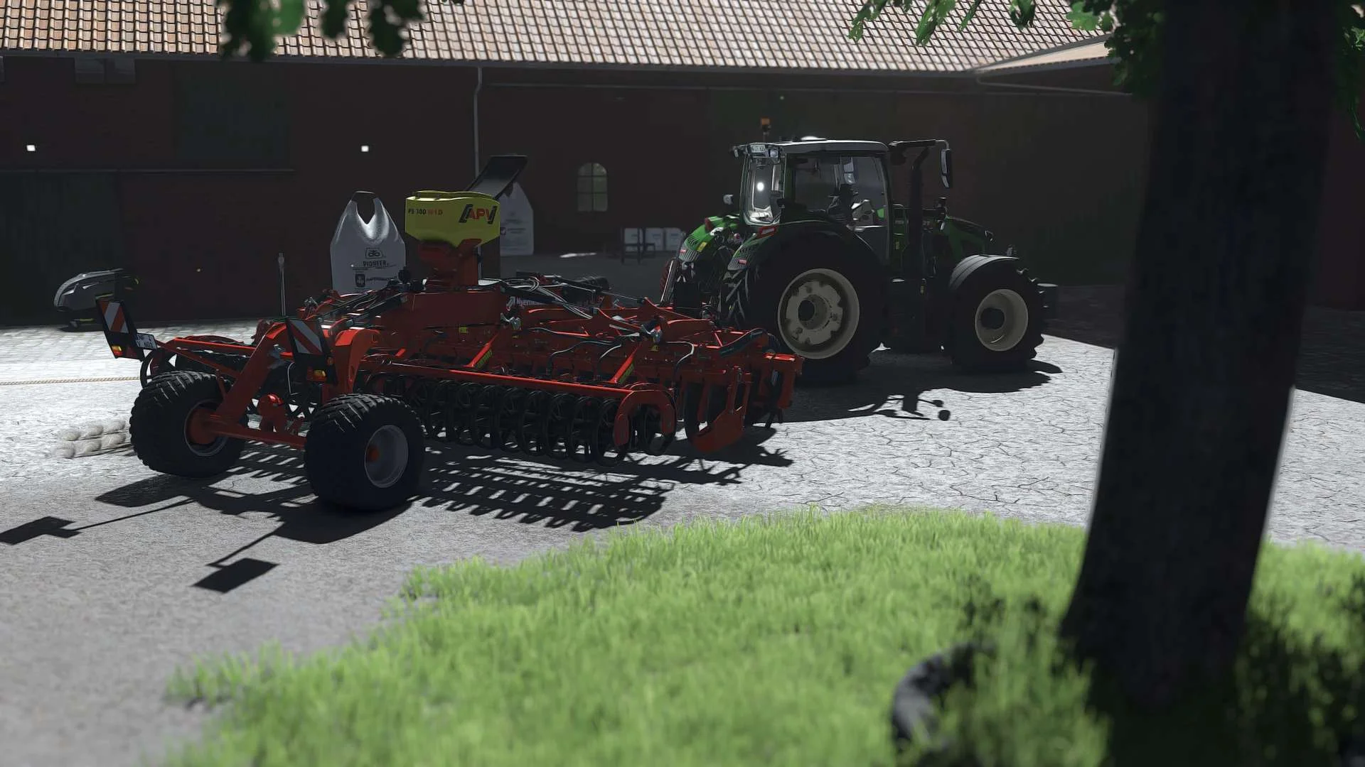 FS25 Kverneland Qualidisc Pro 6001T + APV-Streuer v1.0.0.1 Trailers Mod FS25 Mod Free Download