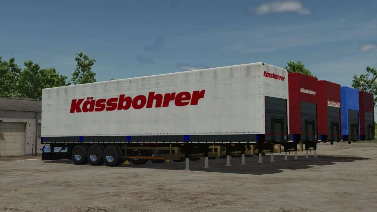 FS25 Kögel / Kässbohrer Trailer Pack 2 v1.0.0.1 Trailers Mod FS25 Mod Free Download